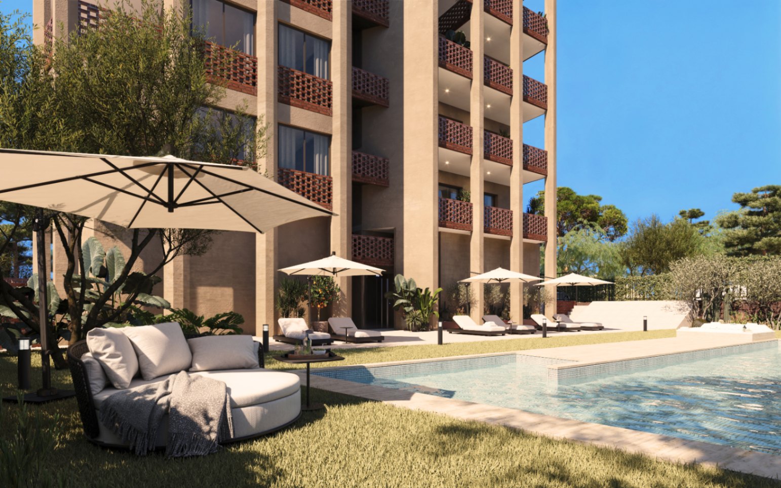 Modern Apartment with Spacious Terrace near the Beach in Villajoyosa