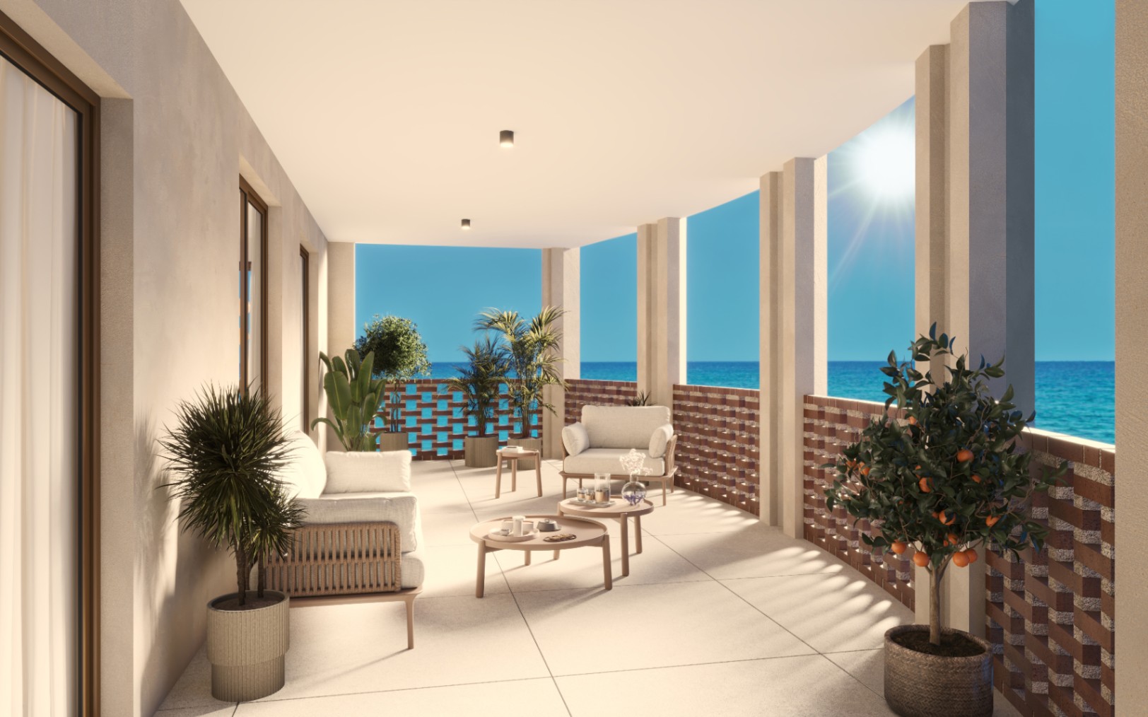 Modern Apartment with Spacious Terrace near the Beach in Villajoyosa