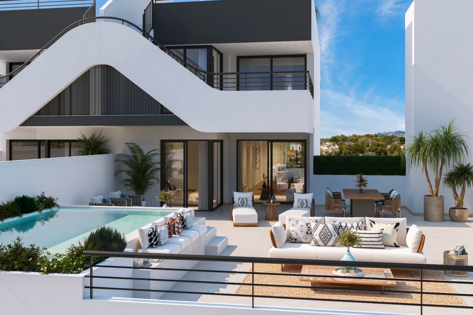 Contemporary Apartments with Private Outdoor Spaces in a Peaceful Elevated Setting
