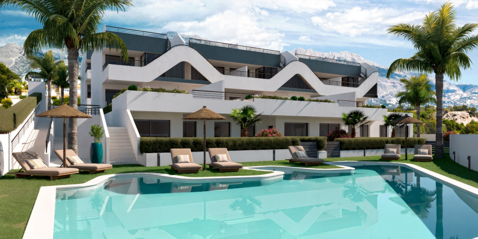 Contemporary Apartments with Private Outdoor Spaces in a Peaceful Elevated Setting