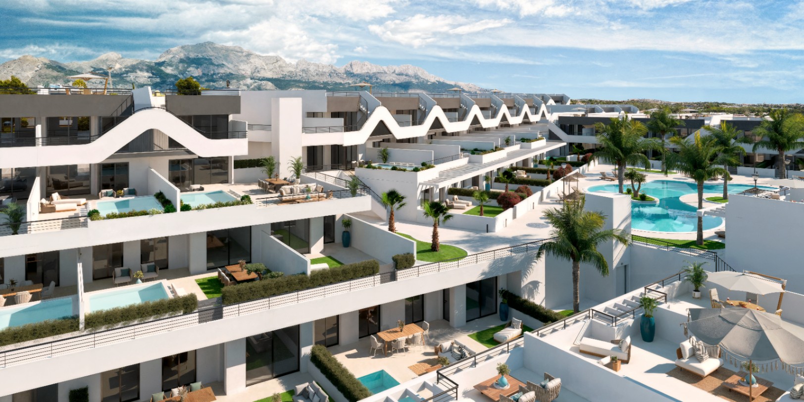 Contemporary Apartments with Private Outdoor Spaces in a Peaceful Elevated Setting