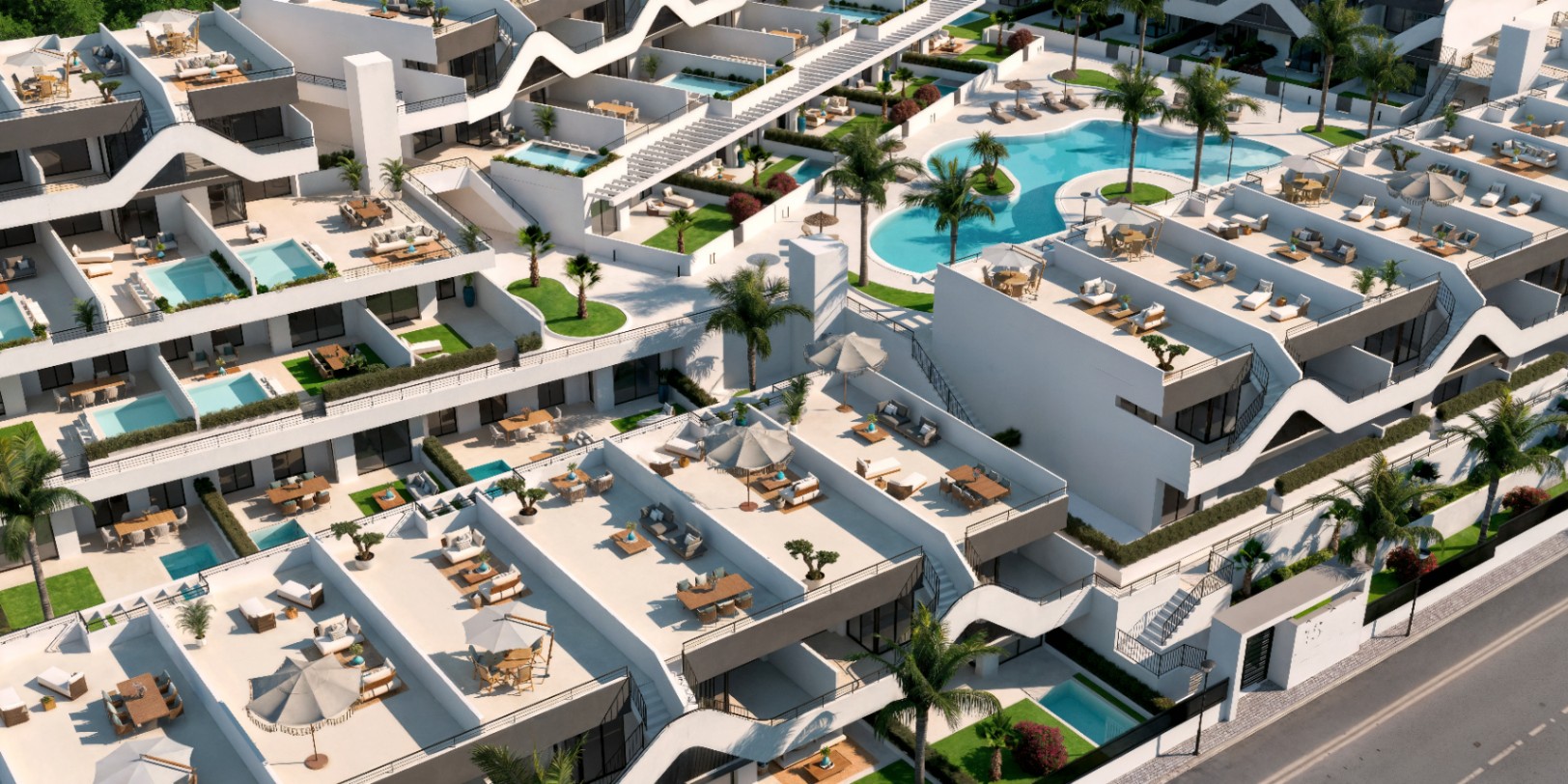 Contemporary Apartments with Private Outdoor Spaces in a Peaceful Elevated Setting