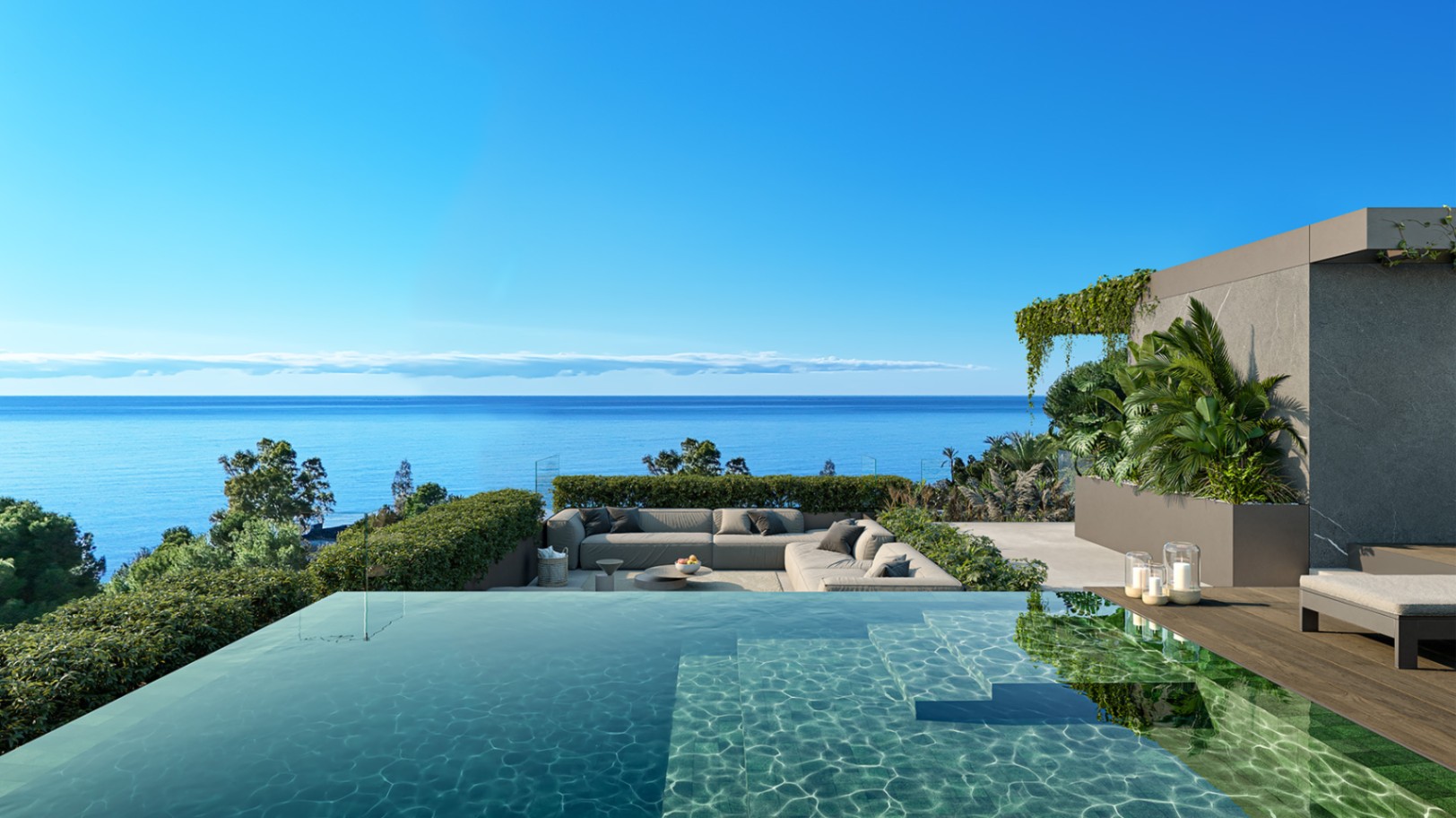Exclusive living with panoramic sea views