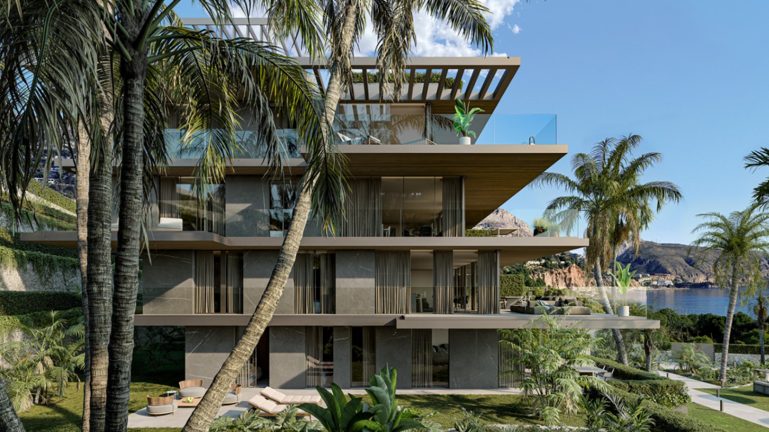 Exclusive living with panoramic sea views