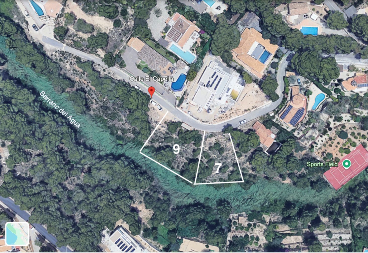 Building plot in Galera de las Palmeras, one of the most sought-after residential areas of Altea.