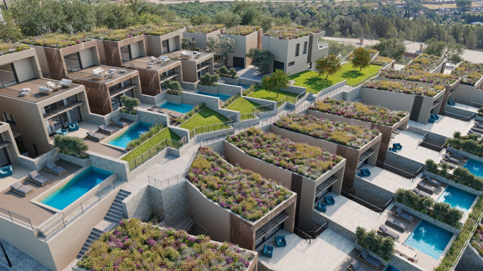1413DA - Exclusive Villas with Sea Views and Modern Mediterranean Design