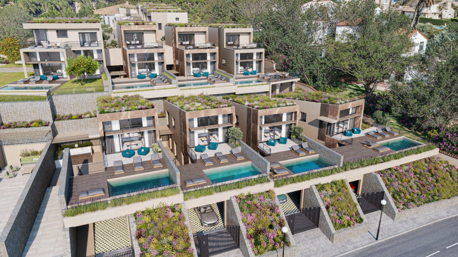 1413DA - Exclusive Villas with Sea Views and Modern Mediterranean Design