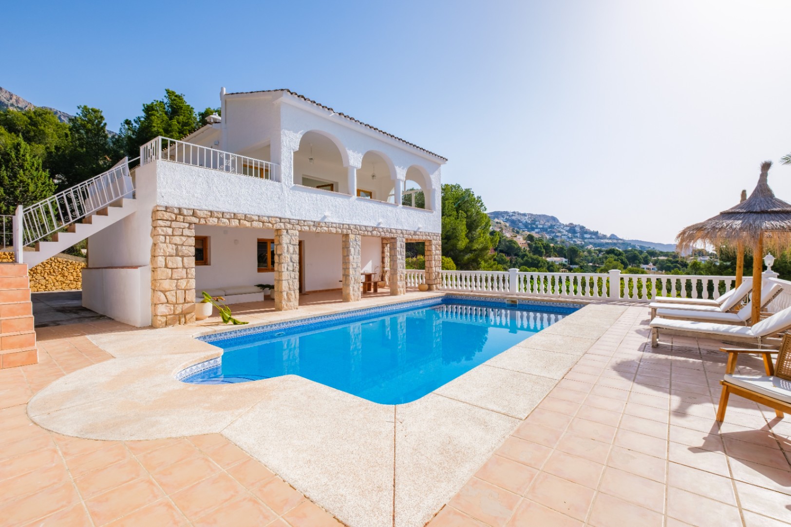 1415NS - Mediterranean villa with sea views and Ibizan charm in Altea