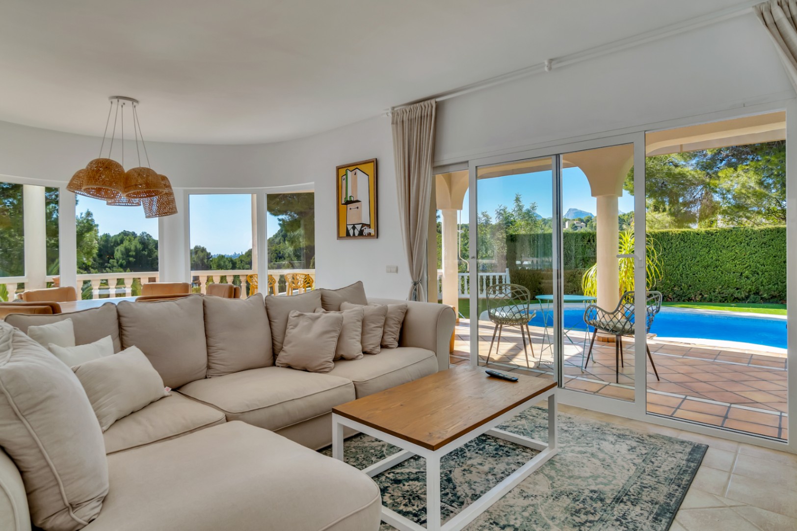 1416DA - Mediterranean Villa with Heated Pool and Privacy Near Altea Golf