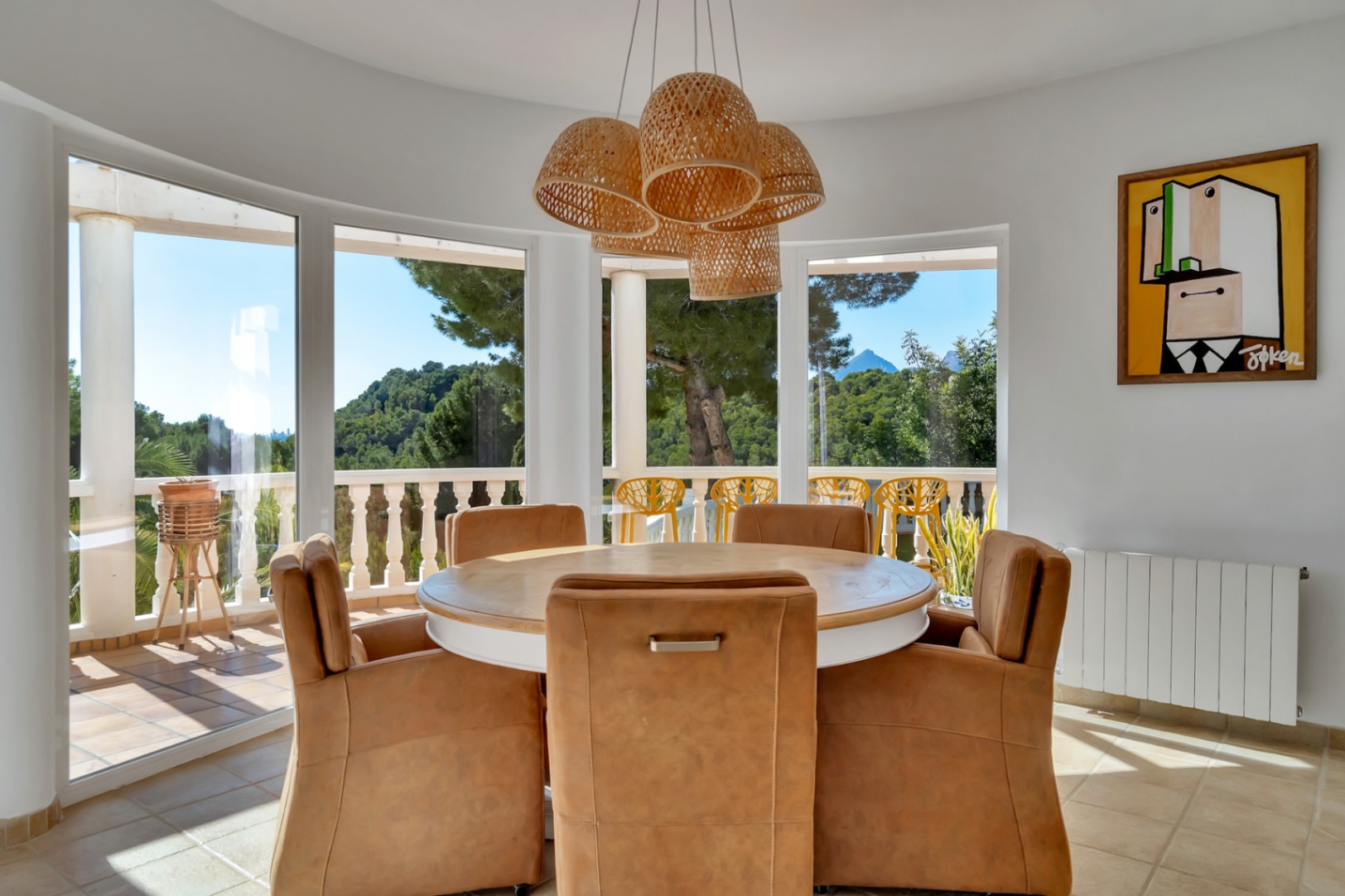 1416DA - Mediterranean Villa with Heated Pool and Privacy Near Altea Golf