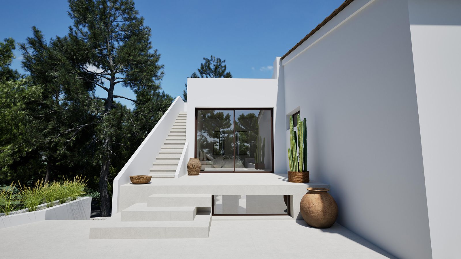 Elegant Modern Mediterranean Villa in Altea La Vella with Guest Apartment and Private Pool