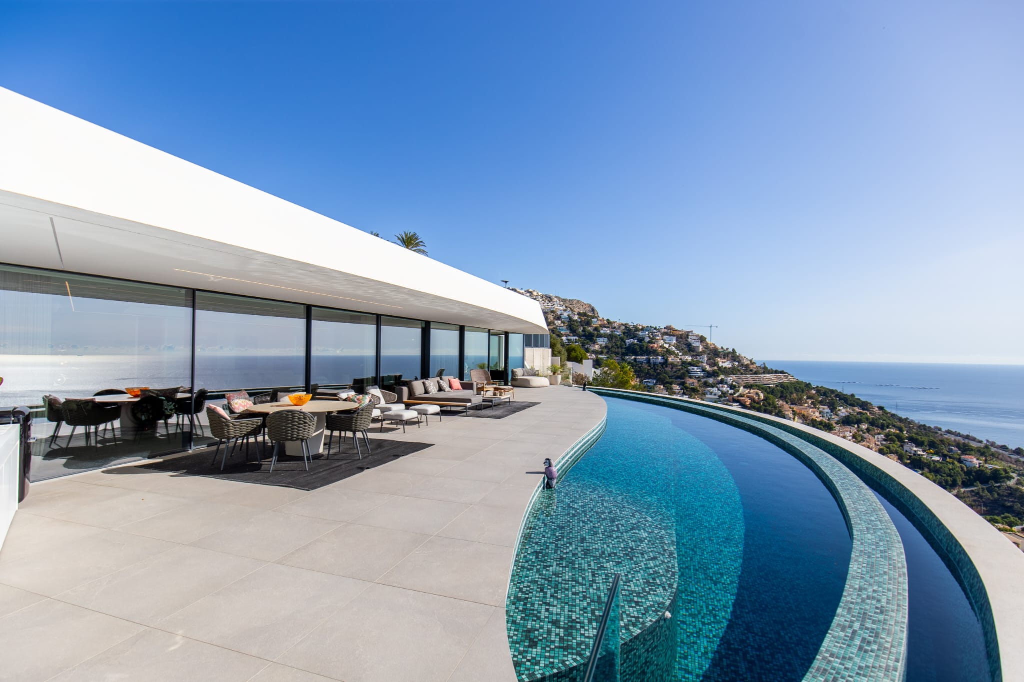 1242NS - Exceptional Modern Villa with Panoramic Sea Views in Sierra Altea