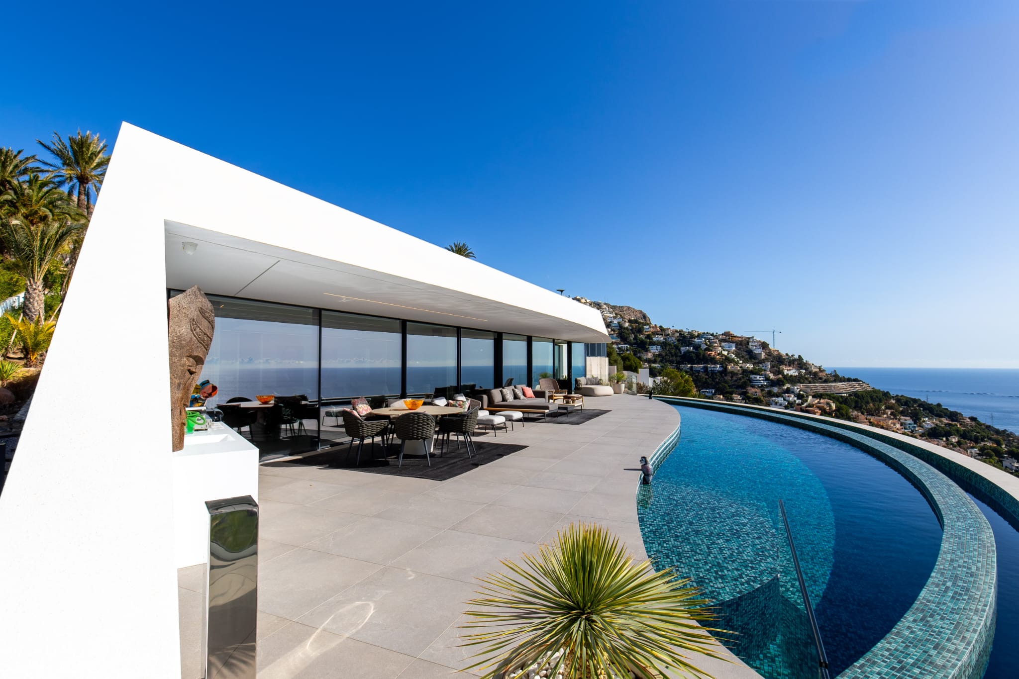 1242NS - Exceptional Modern Villa with Panoramic Sea Views in Sierra Altea