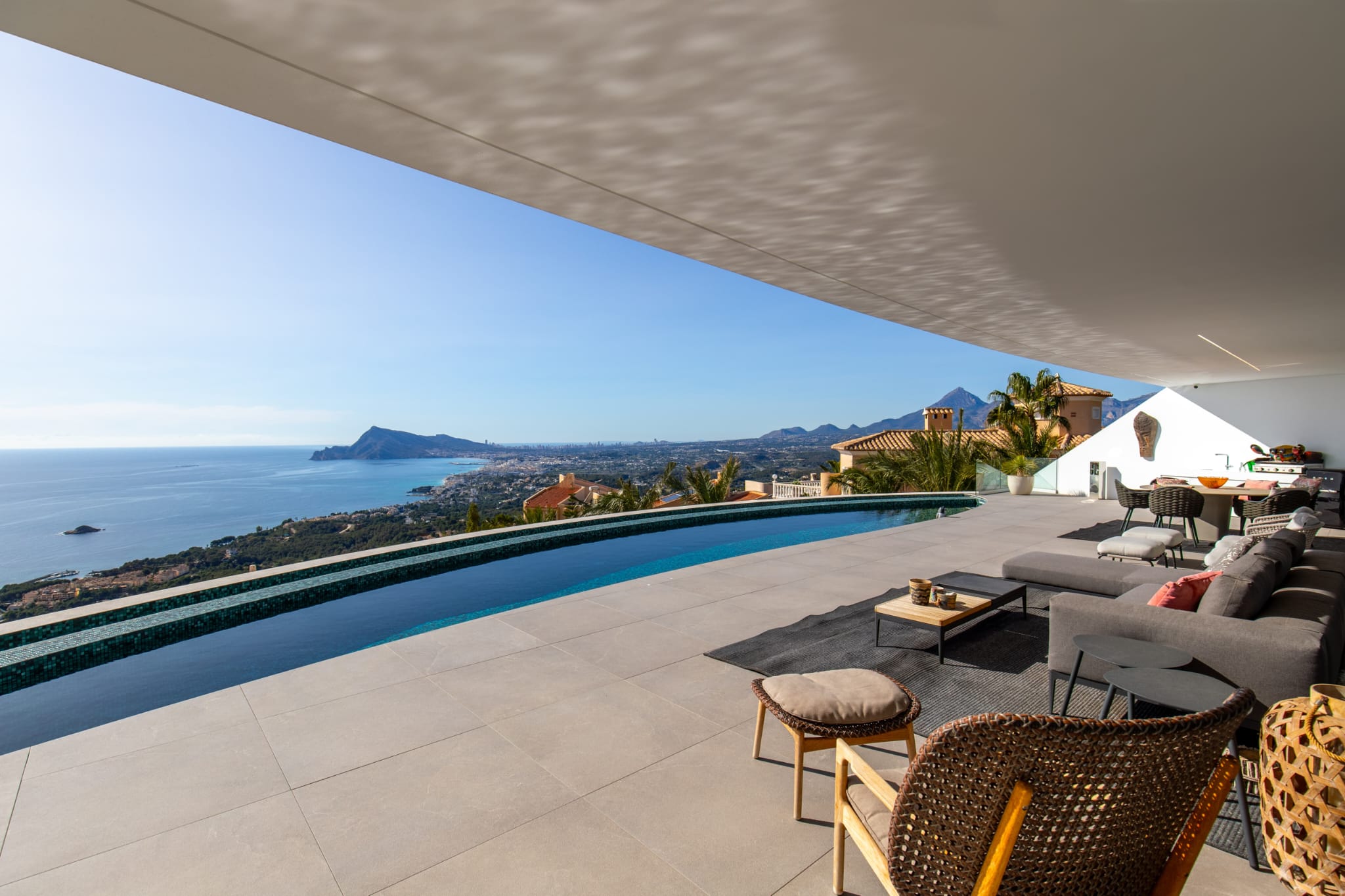 1242NS - Exceptional Modern Villa with Panoramic Sea Views in Sierra Altea