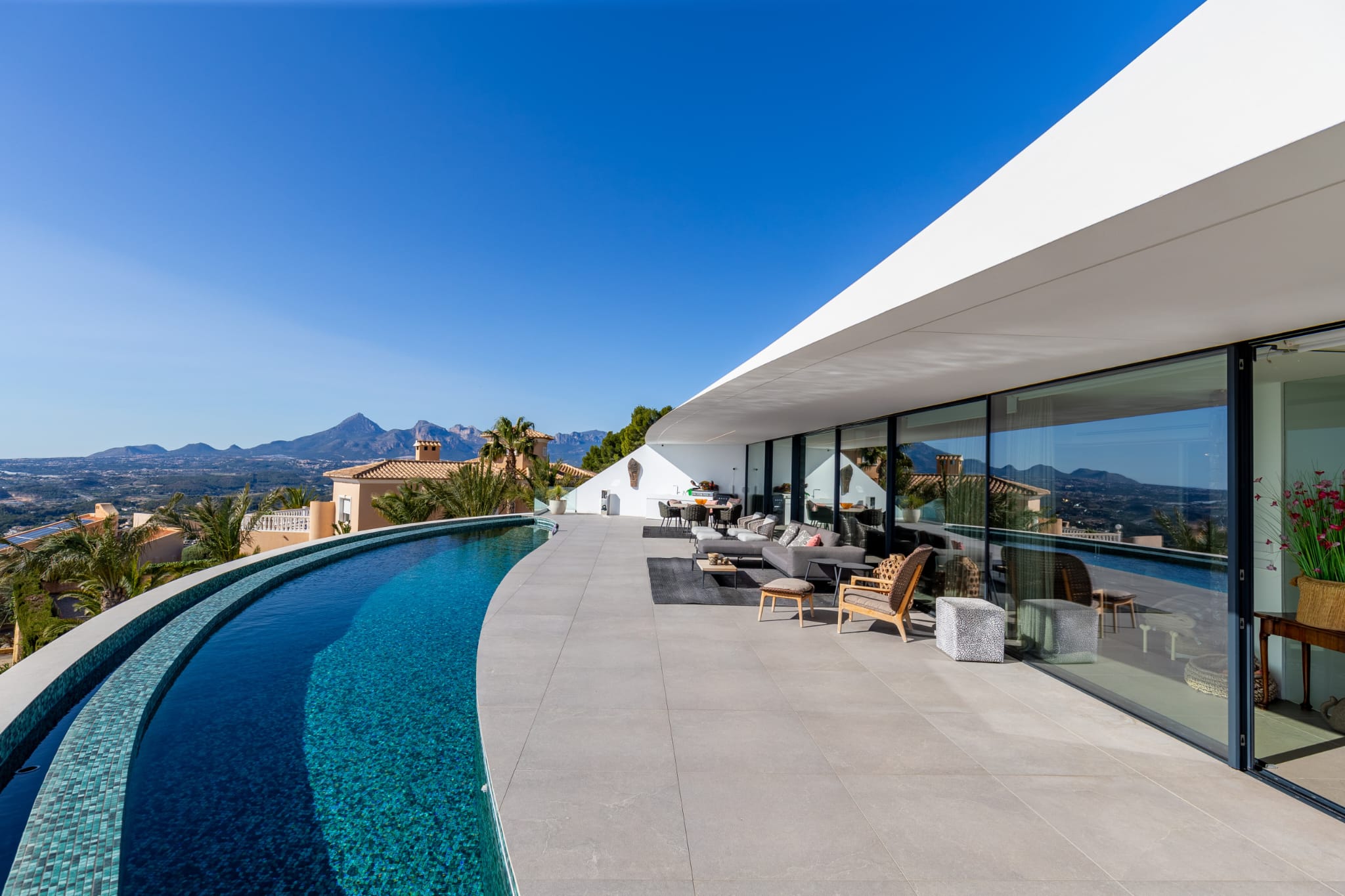 1242NS - Exceptional Modern Villa with Panoramic Sea Views in Sierra Altea
