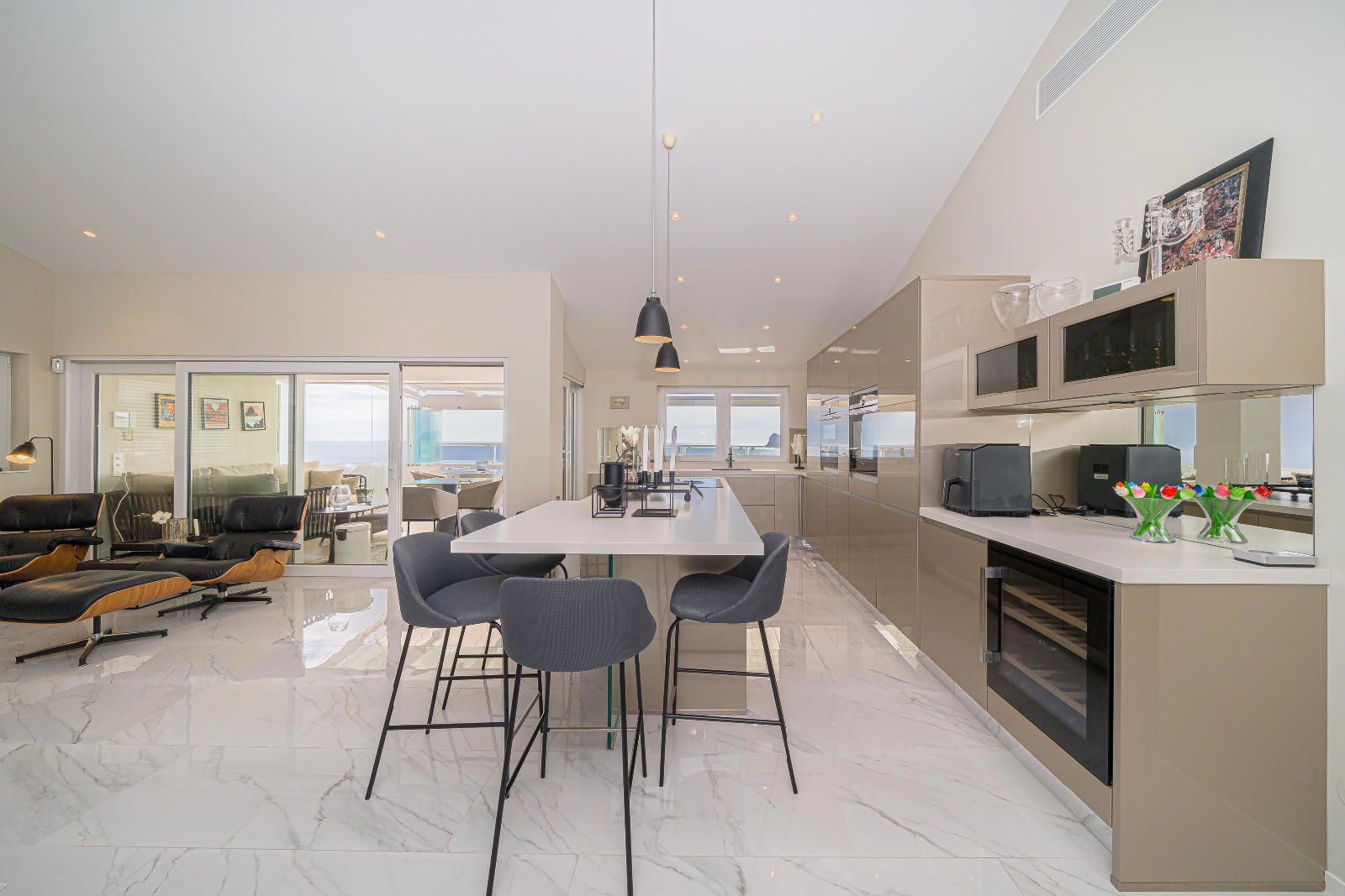 Fully Renovated Luxury Penthouse with Panoramic Sea Views in the Heart of Altea