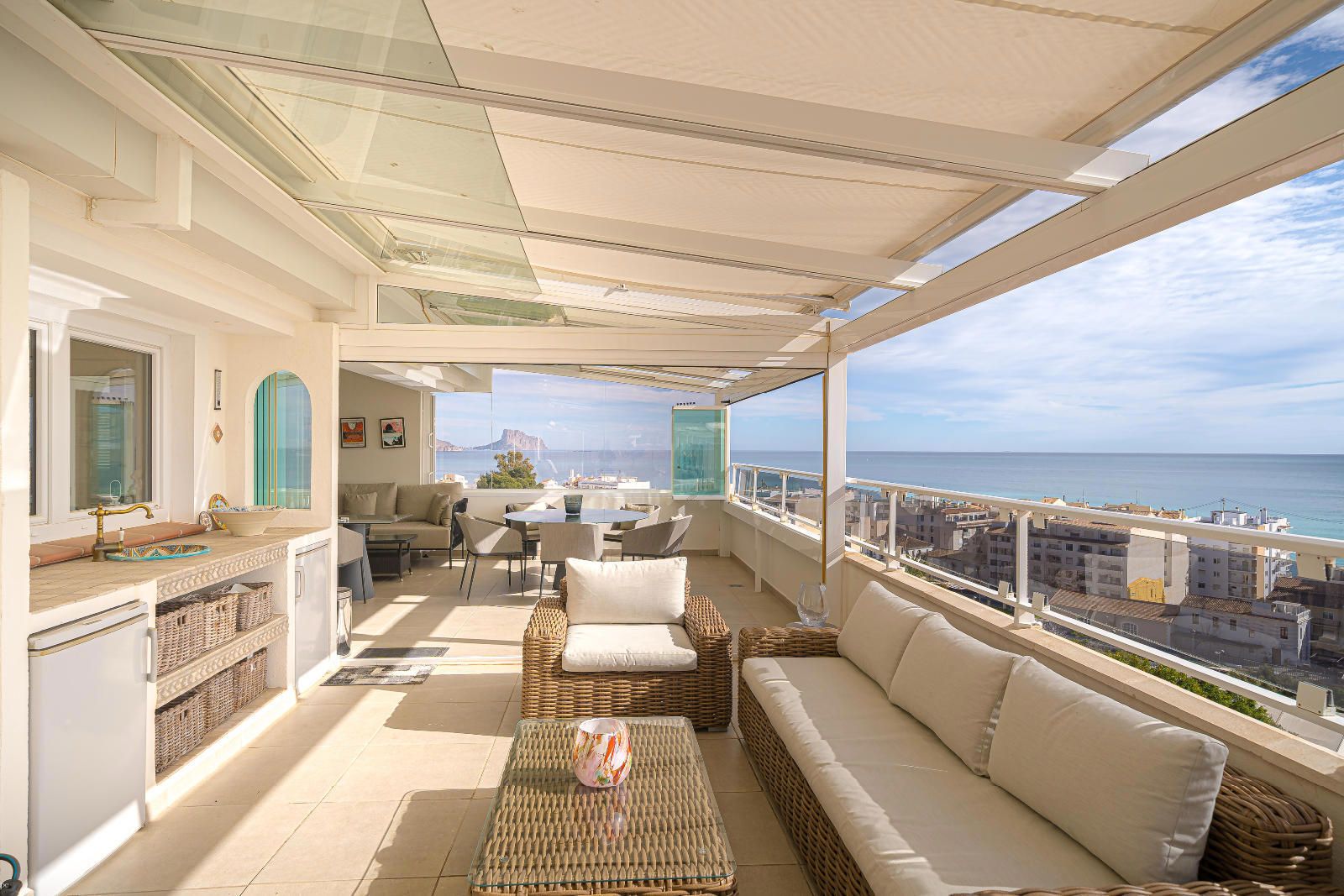 Fully Renovated Luxury Penthouse with Panoramic Sea Views in the Heart of Altea