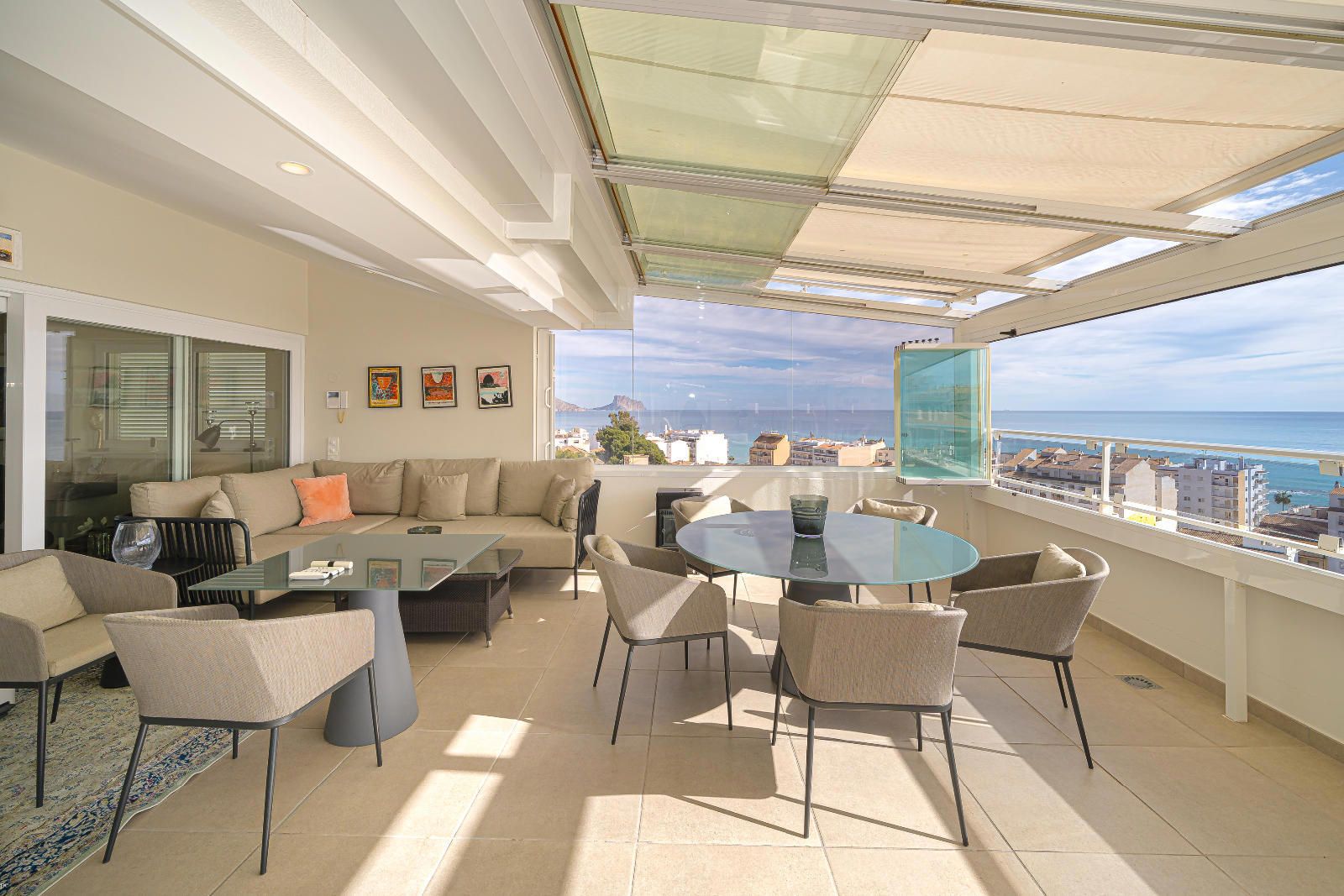 Fully Renovated Luxury Penthouse with Panoramic Sea Views in the Heart of Altea