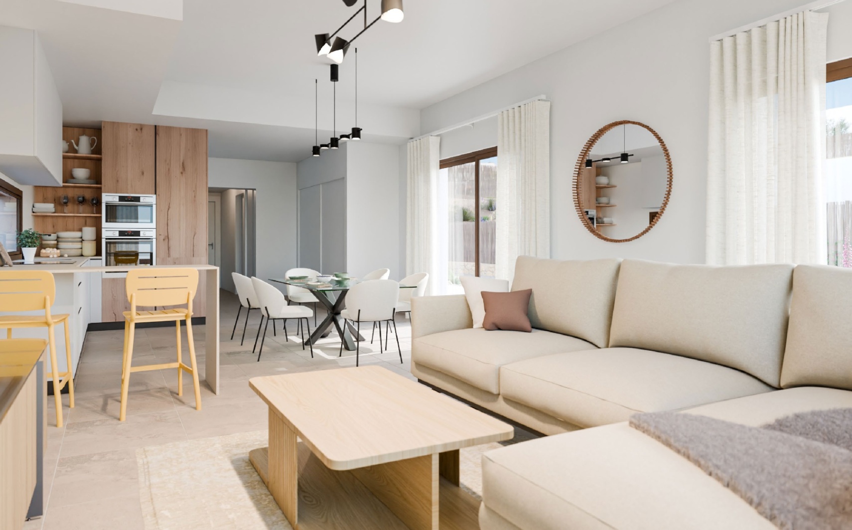 New 3-Bedroom Villas with Sea and Mountain Views in an Elevated Finestrat Setting