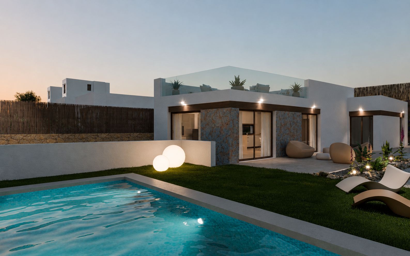 New 3-Bedroom Villas with Sea and Mountain Views in an Elevated Finestrat Setting