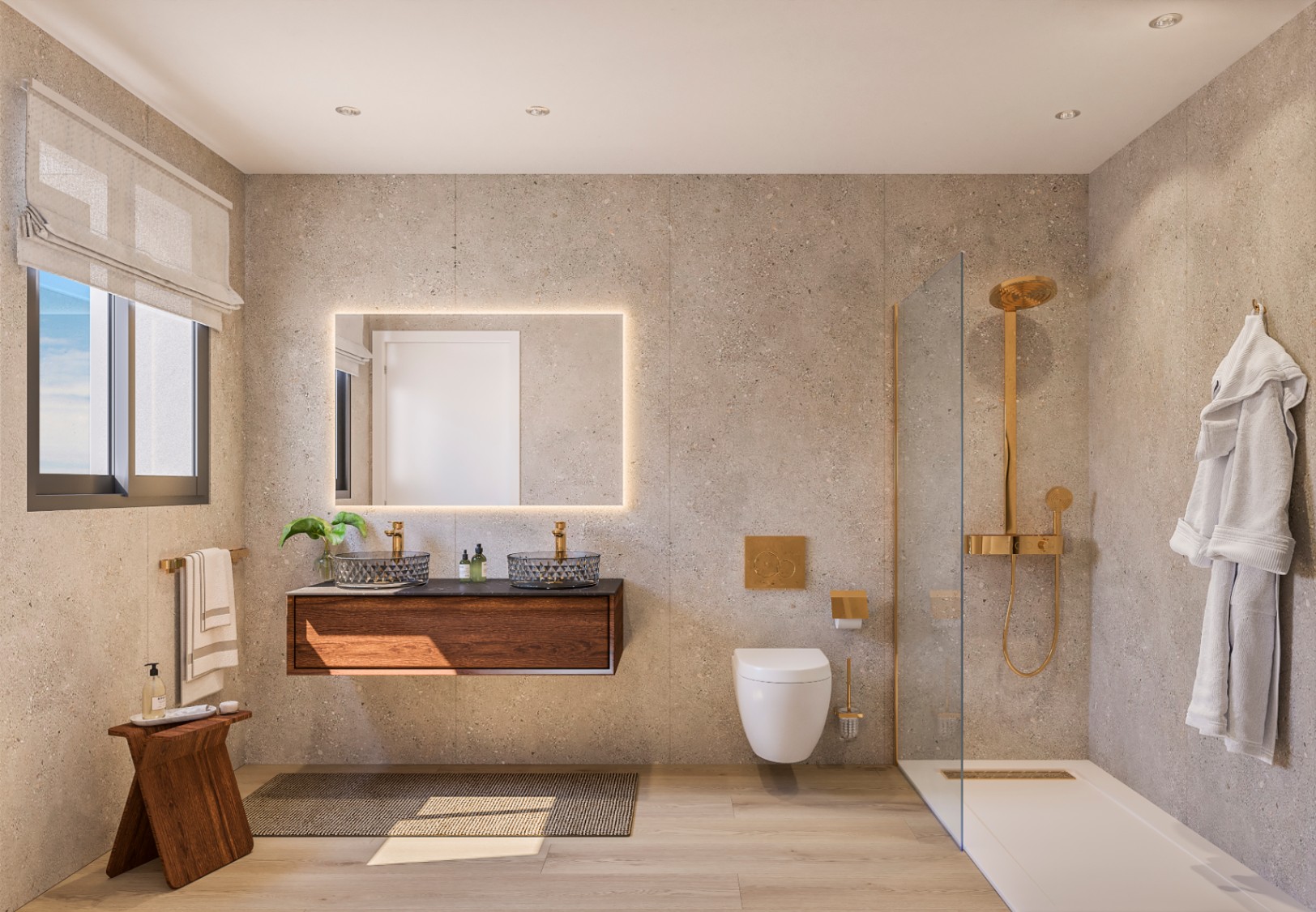 Exclusive new build apartments with two, bedrooms just minutes' walk from Playa del Torres.