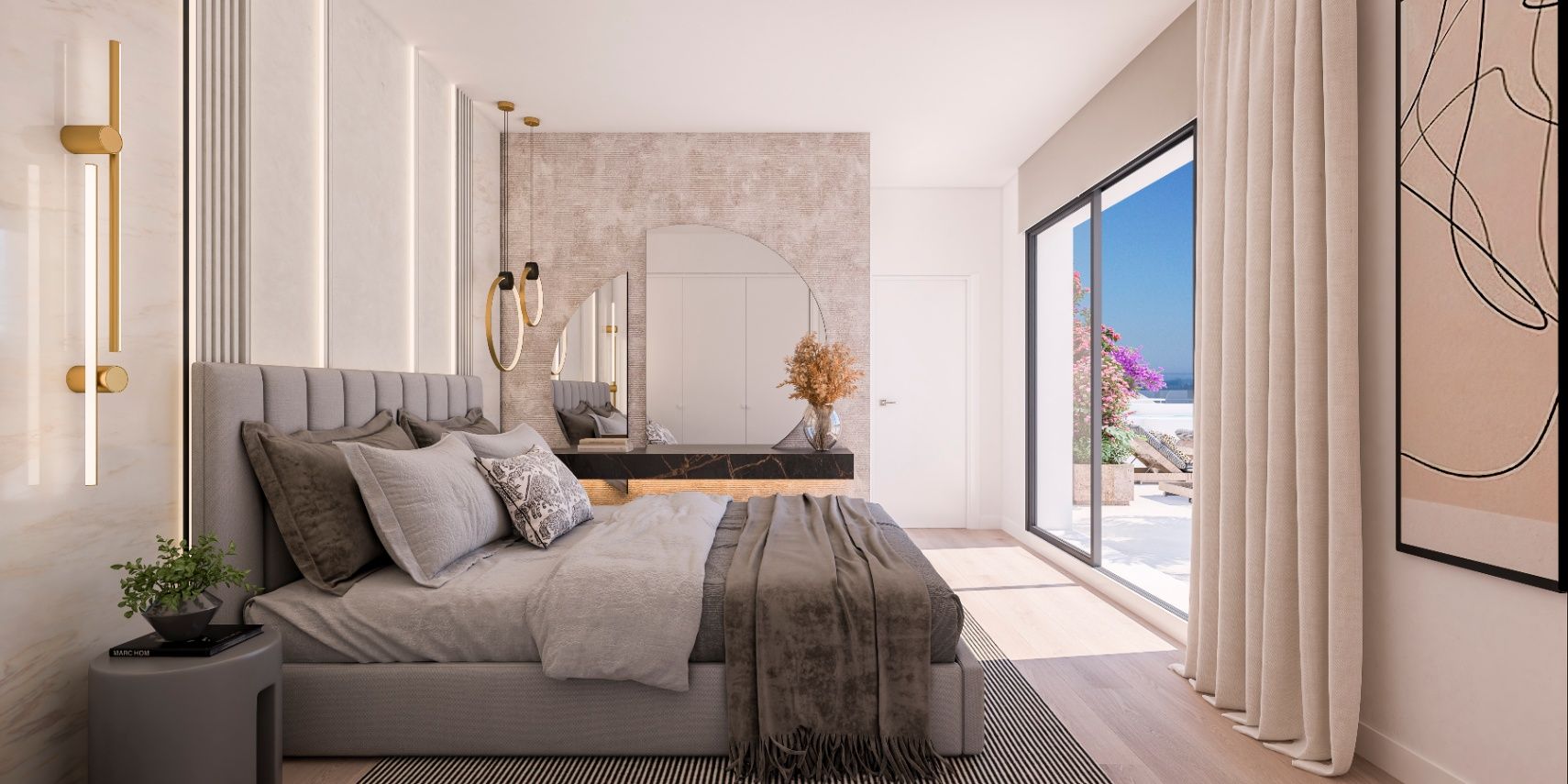 Exclusive new build apartments with two, bedrooms just minutes' walk from Playa del Torres.