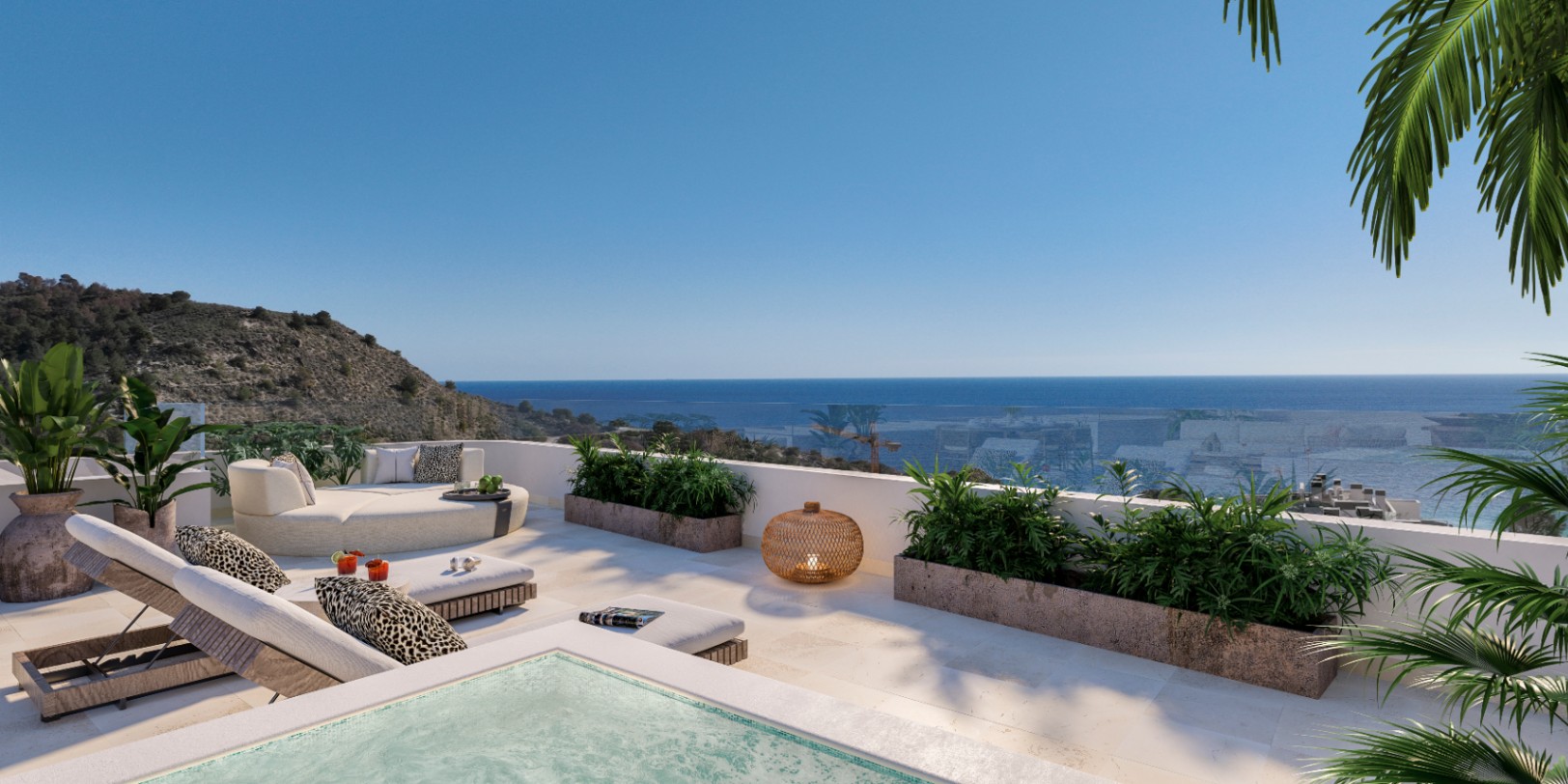 Exclusive new build apartments with two, bedrooms just minutes' walk from Playa del Torres.
