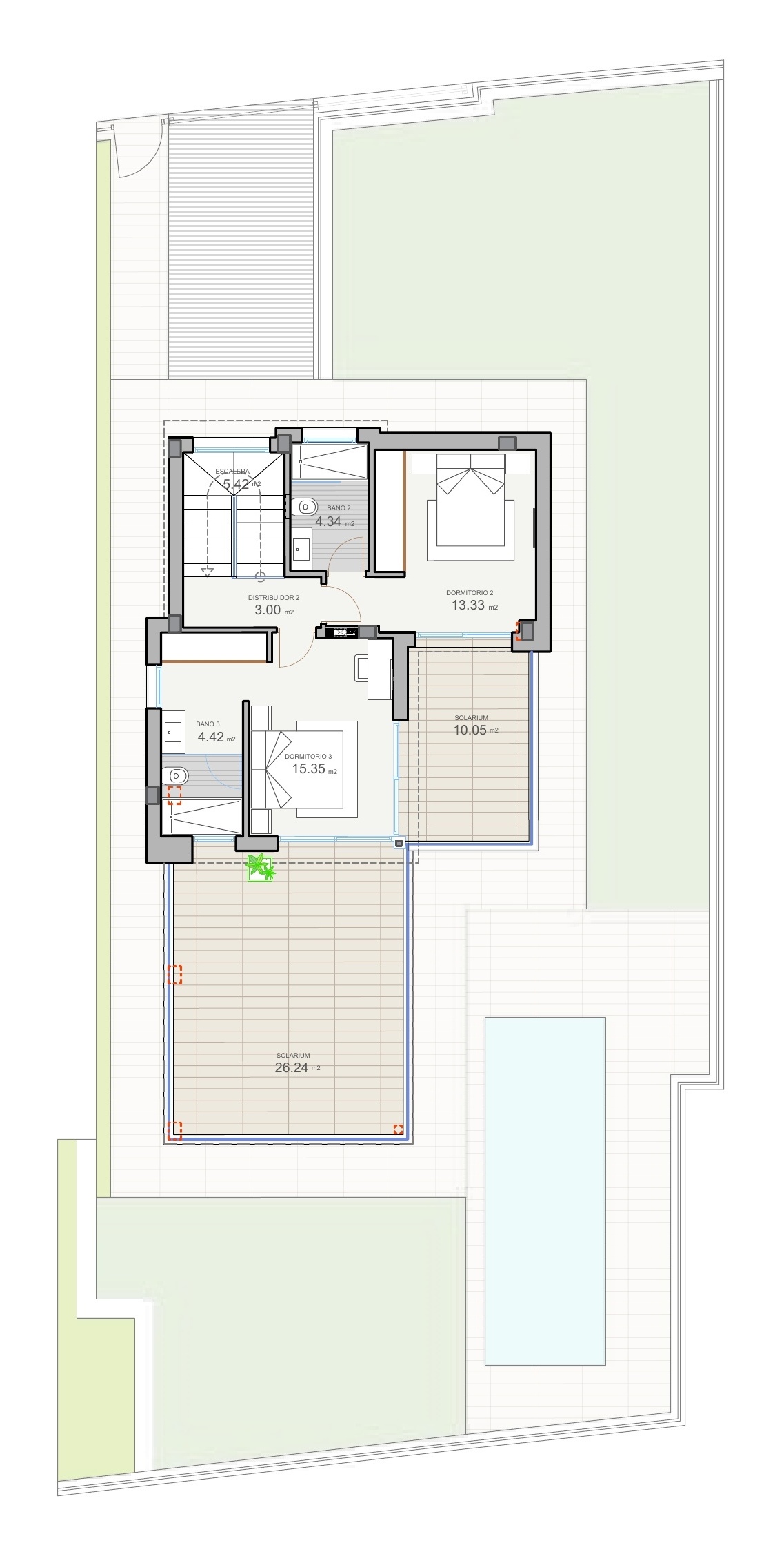 Modern villa with private pool and mountain views in Polop