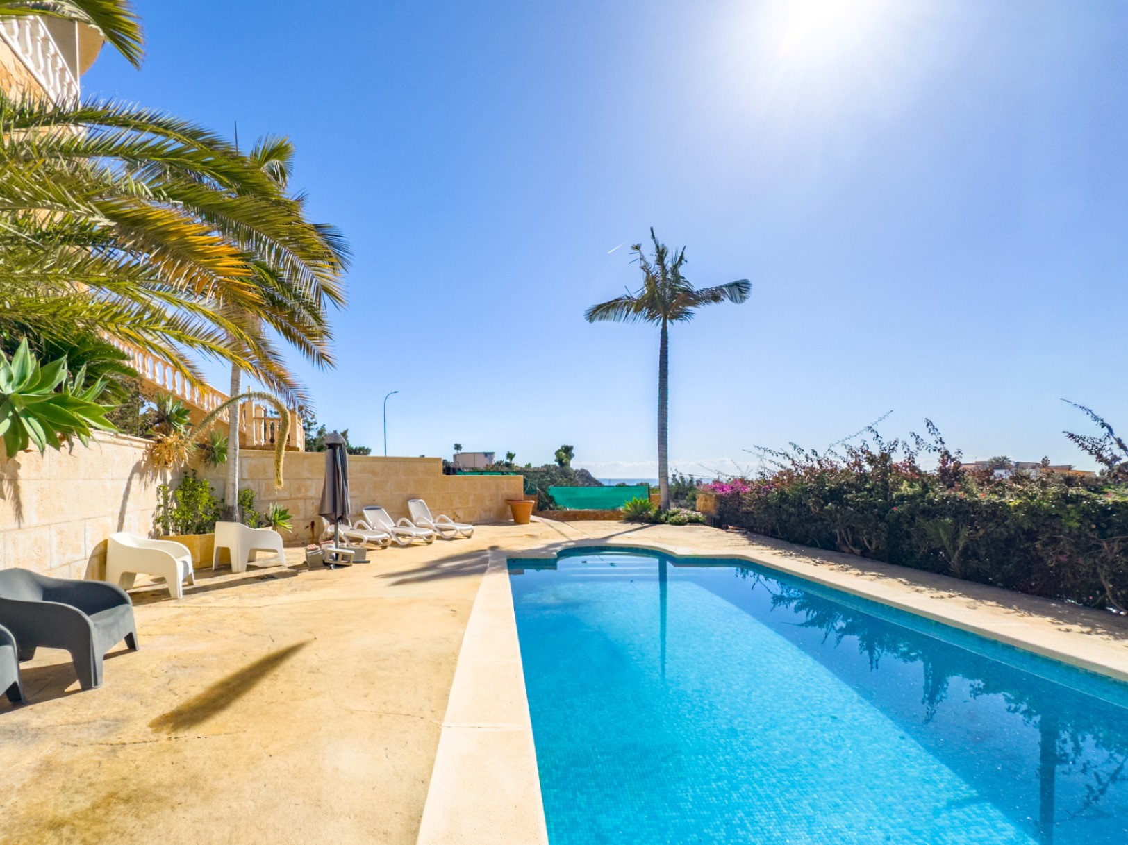 1386DA - Mediterrane Villa mit Meerblick, in Strandnähe, in Cala D'or, Campello