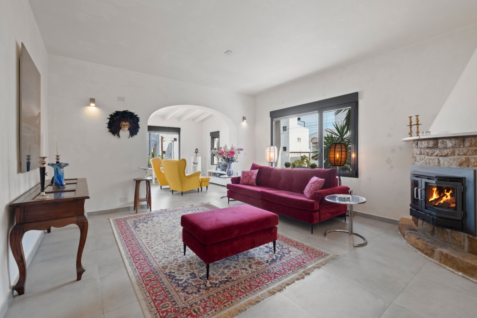 1439NS - Villa de una planta con apartamento de invitados y piscina privada en una zona tranquila de Albir, a poca distancia del centro del pueblo.