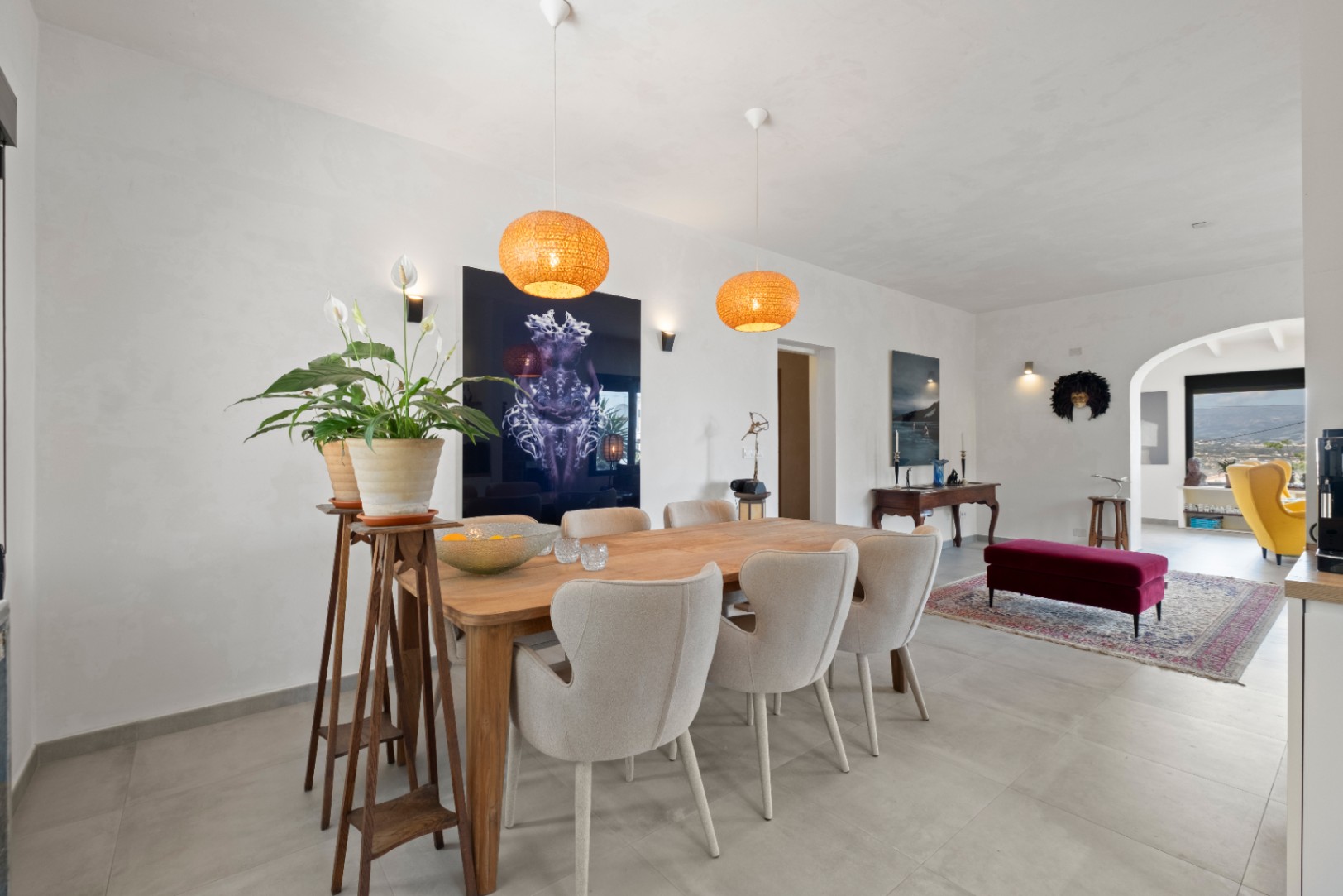 1439NS - Villa de una planta con apartamento de invitados y piscina privada en una zona tranquila de Albir, a poca distancia del centro del pueblo.