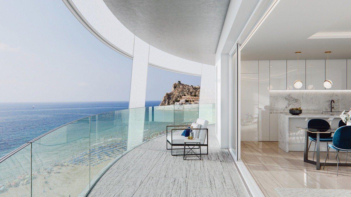 492DR - Unique new build apartments in the first line in Benidorm