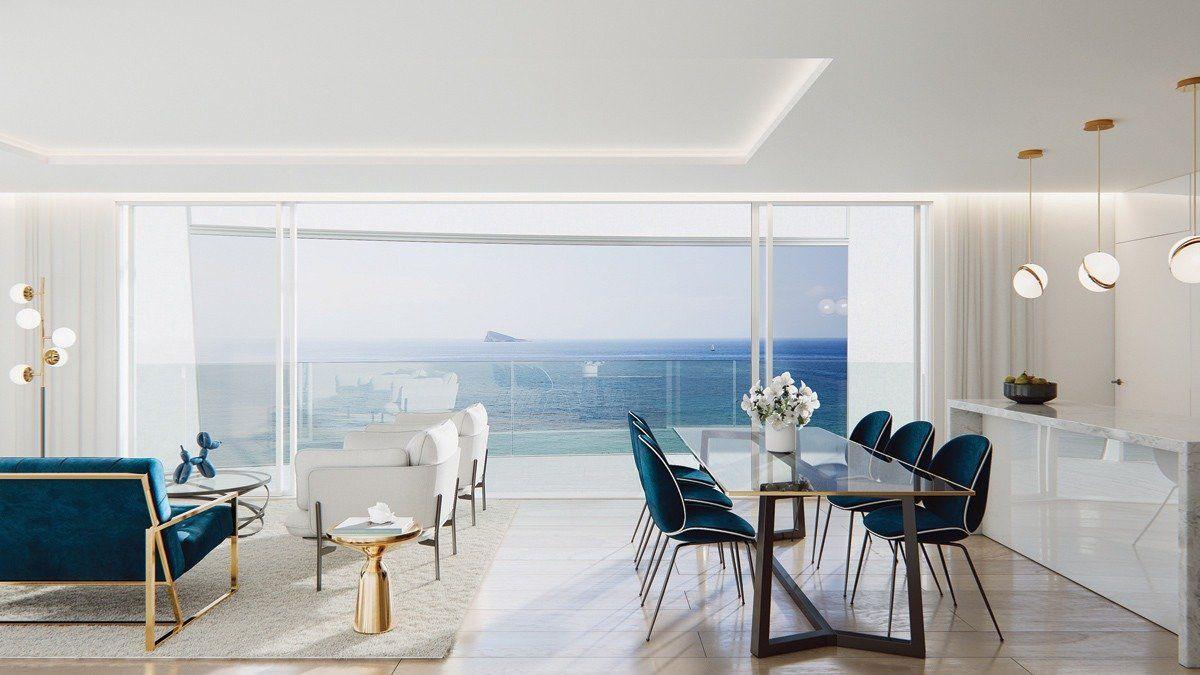 492DR - Unique new build apartments in the first line in Benidorm