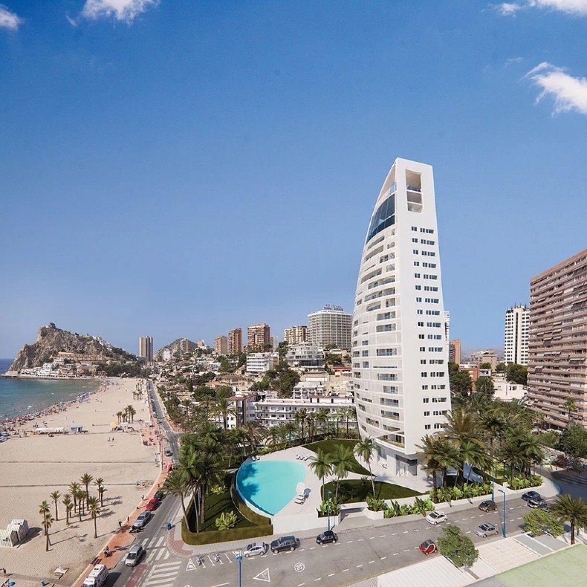 492DR - Unique new build apartments in the first line in Benidorm
