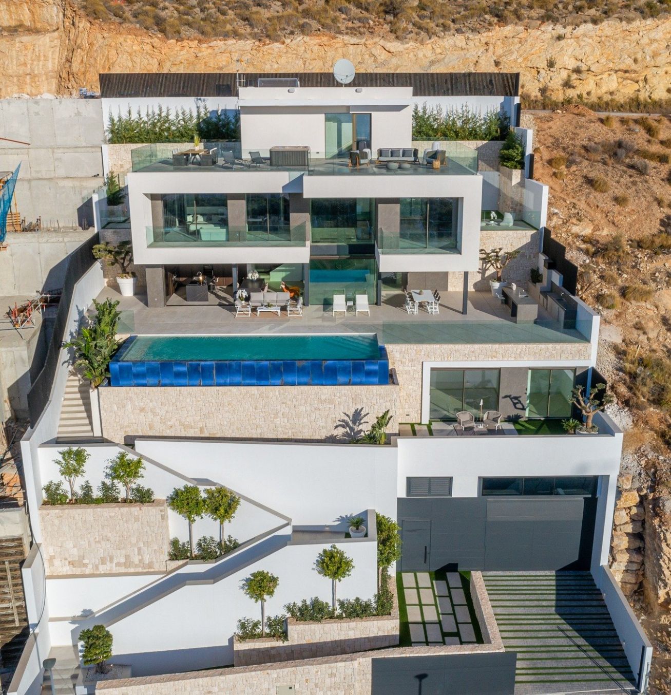 5 New Build Villas with Sea Views in Finestrat