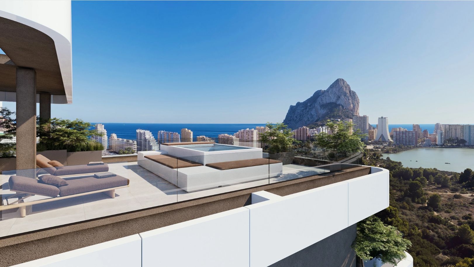 Off-Plan Smart Penthouses with Sea Views and Premium Amenities Near the Beach in Calpe