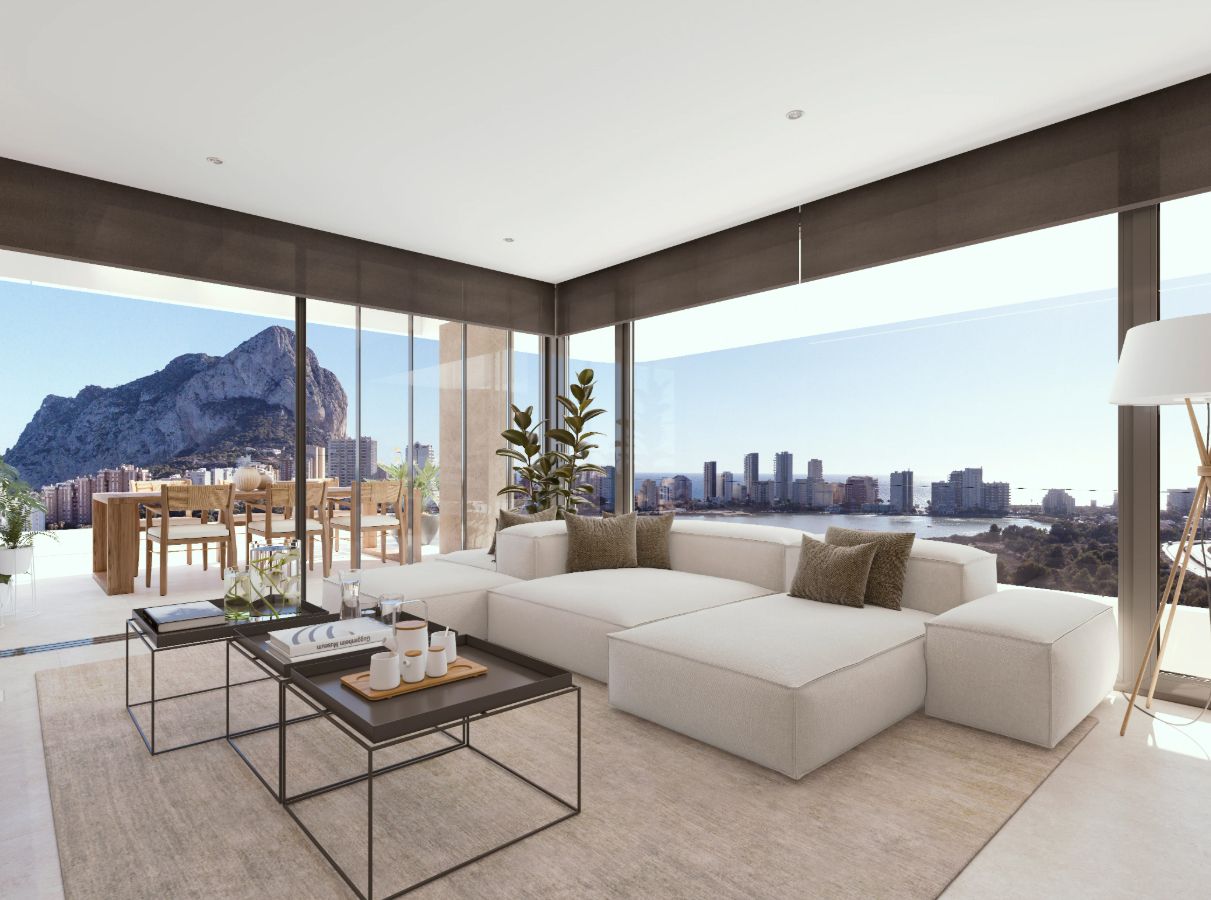 Off-Plan Smart Penthouses with Sea Views and Premium Amenities Near the Beach in Calpe