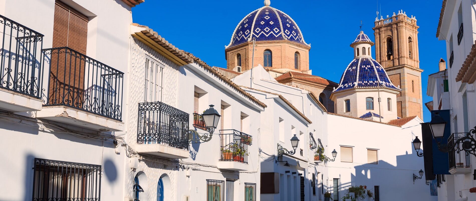 Church in old town of Altea